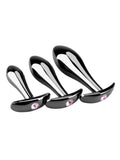 Noir Gem Trio Metal Anal Plug Set