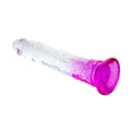 Ombre 3 Piece Dildo Kit Clear/Purple
