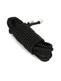 Poison Rose Fetish Satin 5 Metre Bondage Rope Black
