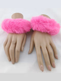 Fluffy Hand Cuffs - Hot Pink