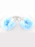 Fluffy Hand Cuffs- Sky Blue
