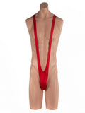 Poison Rose Lingerie Lycra Mankini Red