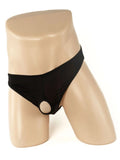 Poison Rose Lingerie Men's Peek-A-Boo Briefs Black
