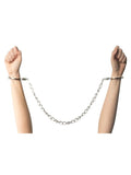Long Metal Cuffs W/50 cm chain
