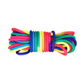 side view of rainbow rope