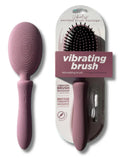 Vibraliss Dual Motor Vibrating Hair Brush Purple Wine