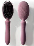 Vibraliss Dual Motor Vibrating Hair Brush Purple Wine