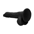 view of suction cup base for real rock 9 inch black dildo