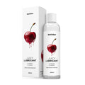 Satisfyer Cheeky Cherry Lubricant 300 ml bottle and packaging side by side