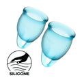 picture of both satisfyer feel confident menstrual cups