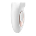 button interface of satisfyer pro plus g-spot air pulse and vibration rabbit style vibrator