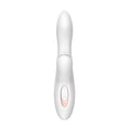 front view of satisfyer pro plus g-spot air pulse and vibration rabbit style vibrator