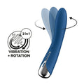 image of rotating feature of satisfyer spinning vibe 1 rotating g spot vibrator