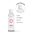 booty silicone bottle with press and go cap graphic and list of features.