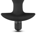 Luxe-AF Silicone Vibrating Anal Plug Black