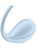 Satisfyer Smooth Petal Connect App Wearable Vibrator Light Blue