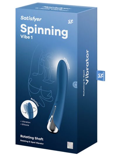 Satisfyer Spinning 1 Rotating G-Spot Vibrator Blue