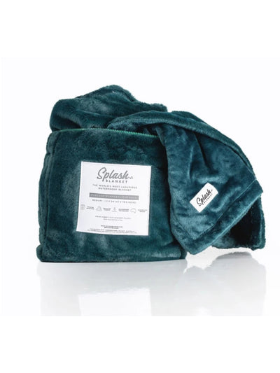 Splash Blanket Furlush Waterproof Blanket - Emerald