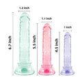 Trilux 3 Piece Straight Dildo Kit