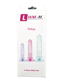 Trilux 3 Piece Straight Dildo Kit