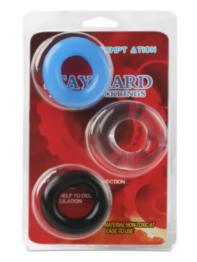 Temptation Triple Donut Cock Ring Set