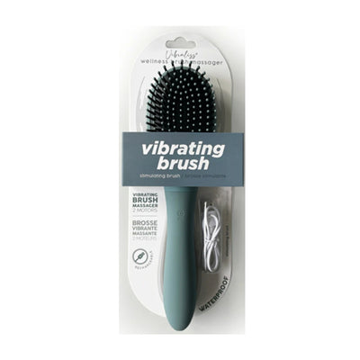 Vibraliss – Dual Motor Vibrating Hair Brush – Grey/Blue