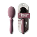 Vibraliss Dual Motor Vibrating Hair Brush Purple Wine