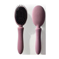 Vibraliss Dual Motor Vibrating Hair Brush Purple Wine