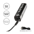 Evil Bitch Lipstick Vibrator - Black