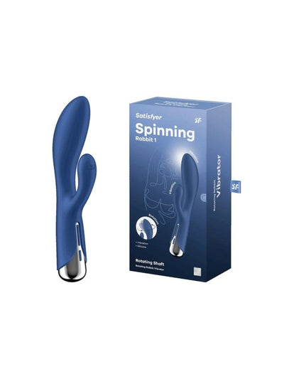 Satisfyer Spinning 1 Rotating Rabbit Vibrator Blue