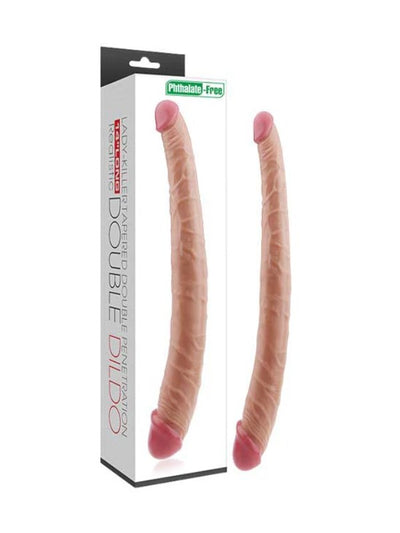 lady killer 14 inch tapered double dildo packaging