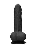 Real Rock 8 Inch Dildo Black