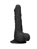Real Rock 8 Inch Dildo Black