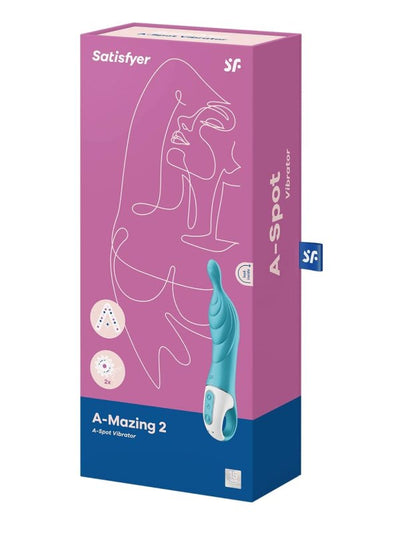Satisfyer A-Mazing A Spot Vibrator in Teal