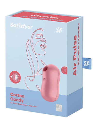 Satisfyer cotton candy air pulse stimulator packaging
