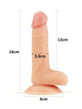 The Ultra Soft Dude 7 Inch Dildo
