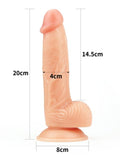 The Ultra Soft Dude - 8 inch dildo