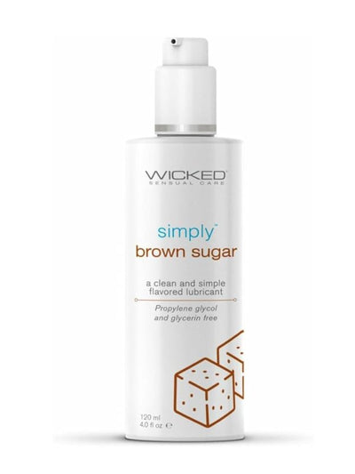 Wicke simply brown sugar flavoured lubricant 120 ml'