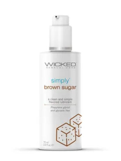 Wicked Simply Brown Sugar Flavoured Lubricant 70 ml