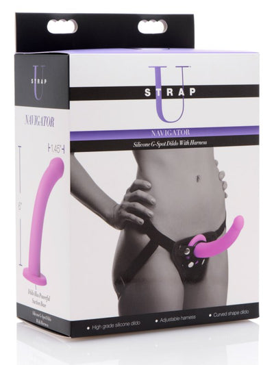Strap U Navigator Harness and Dildo Kit 1