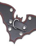 Poison Rose Bat Shaped Collar & Leash 3