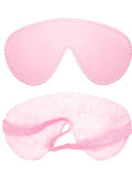 berlin baby fur lined blindfold pink 