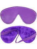 berlin baby fur lined blindfold purple 