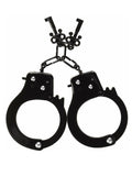 black handcuffs