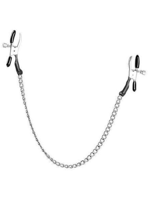 fetish alligator nipple clamps and chain product