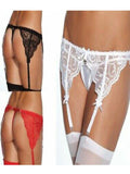 french lace garter belt all colours available 