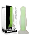 evolved luminous plug large has a flexible bowling pin shape for titillating insertion 
