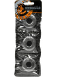 oxballs ringer cockring 3 pack steele packaging 