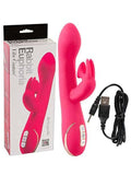 vibe couture euphoria clitoral suction rabbit vibrator is fully rechargeable 