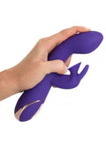 vibe couture euphoria clitoral suction rabbit vibrator has 6 modes suction function 